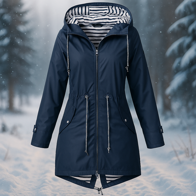 Chaqueta mujer impermeable con capucha ajustable - Nerea
