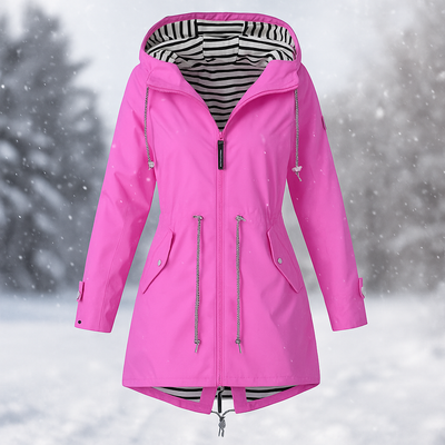 Chaqueta mujer impermeable con capucha ajustable - Nerea