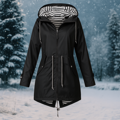 Chaqueta mujer impermeable con capucha ajustable - Nerea