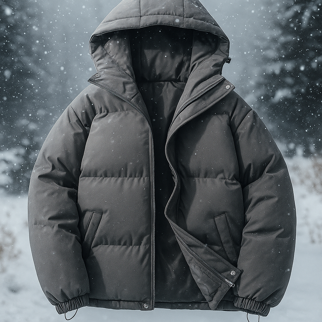 Chaqueta acolchada corta con capucha - Stilla