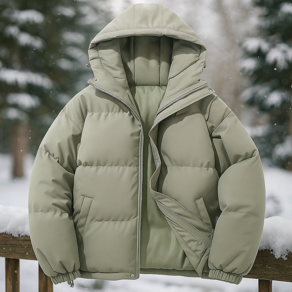 Chaqueta acolchada corta con capucha - Stilla