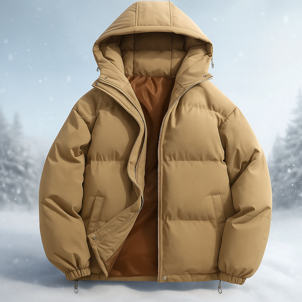 Chaqueta acolchada corta con capucha - Stilla