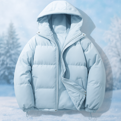 Chaqueta acolchada corta con capucha - Stilla