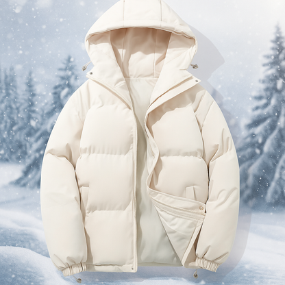 Chaqueta acolchada corta con capucha - Stilla