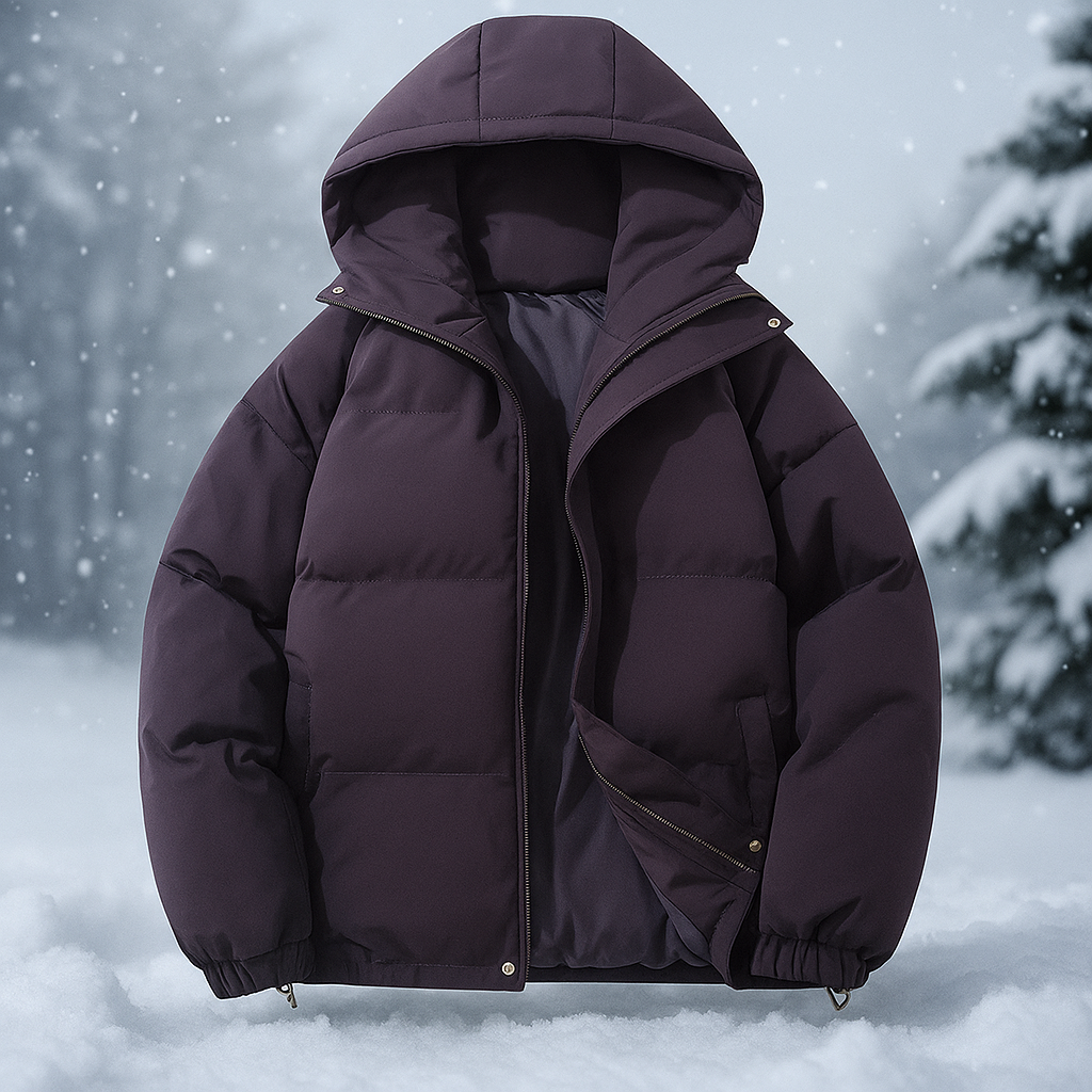 Chaqueta acolchada corta con capucha - Stilla