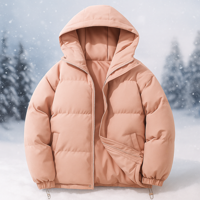 Chaqueta acolchada corta con capucha - Stilla