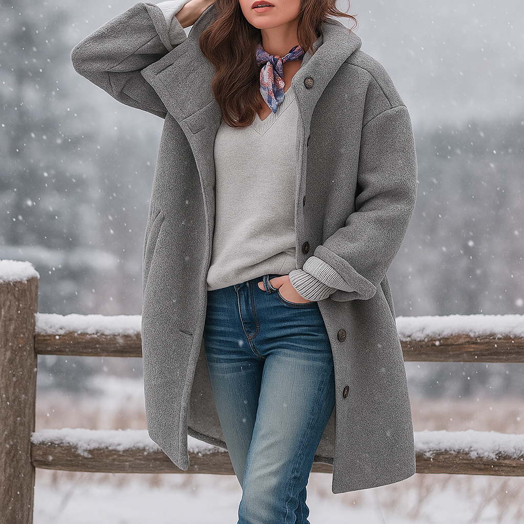 Abrigo mujer de invierno estilo casual premium - Alexia