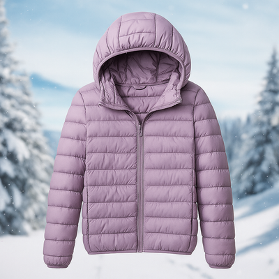 Chaqueta ligera acolchada con capucha versatil - Nora