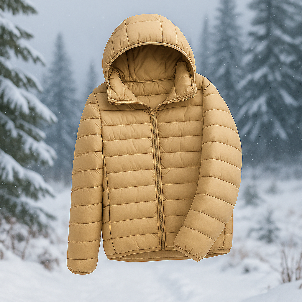 Chaqueta ligera acolchada con capucha versatil - Nora