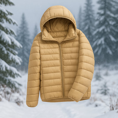 Chaqueta ligera acolchada con capucha versatil - Nora