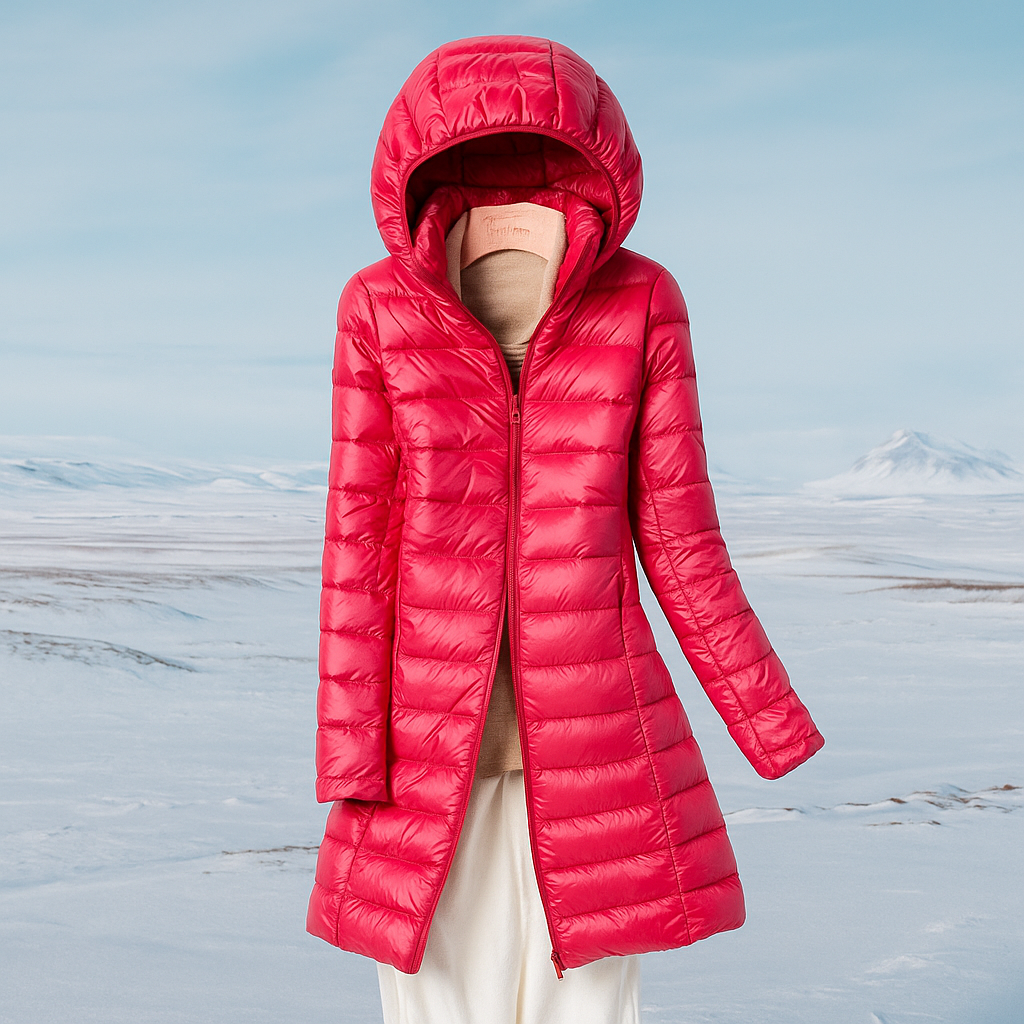 Abrigo acolchado para mujer con capucha - Marenne