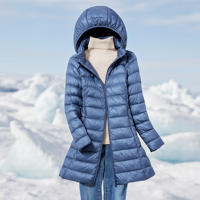 Abrigo acolchado para mujer con capucha - Marenne