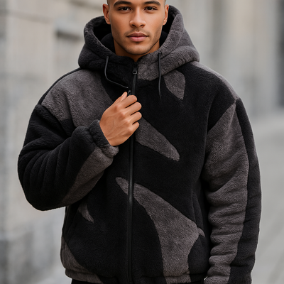 Chaqueta para hombre de textura afelpada - Daren