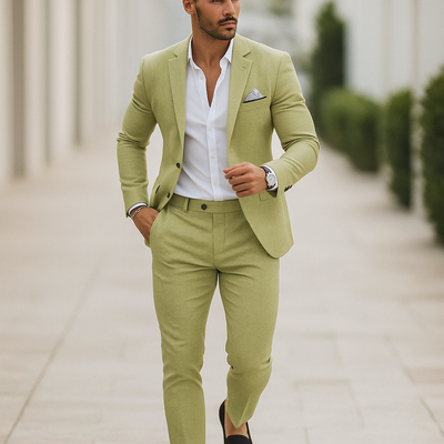 Traje para hombre estilo slim fit - Adrien