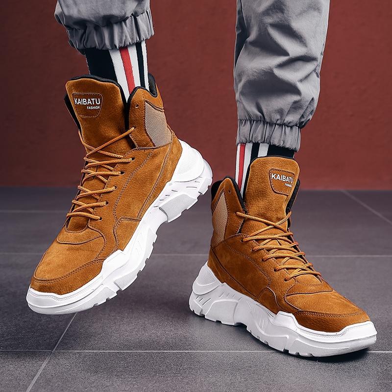 Botas altas de suela gruesa para hombre - Niels