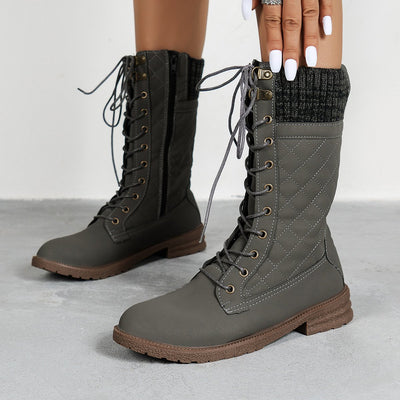 Botas altas acolchadas para mujer - Irina
