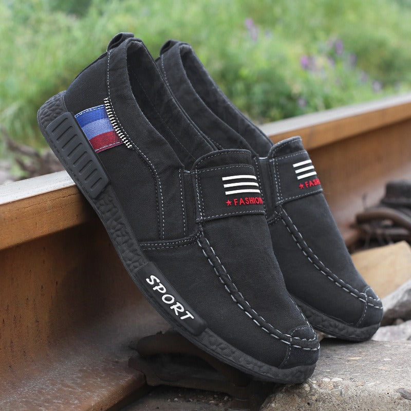 Mocasines hombre lona transpirable estilo casual - Mateo