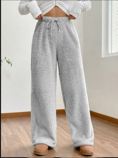 Pantalones para mujer de textura afelpada - Avenne
