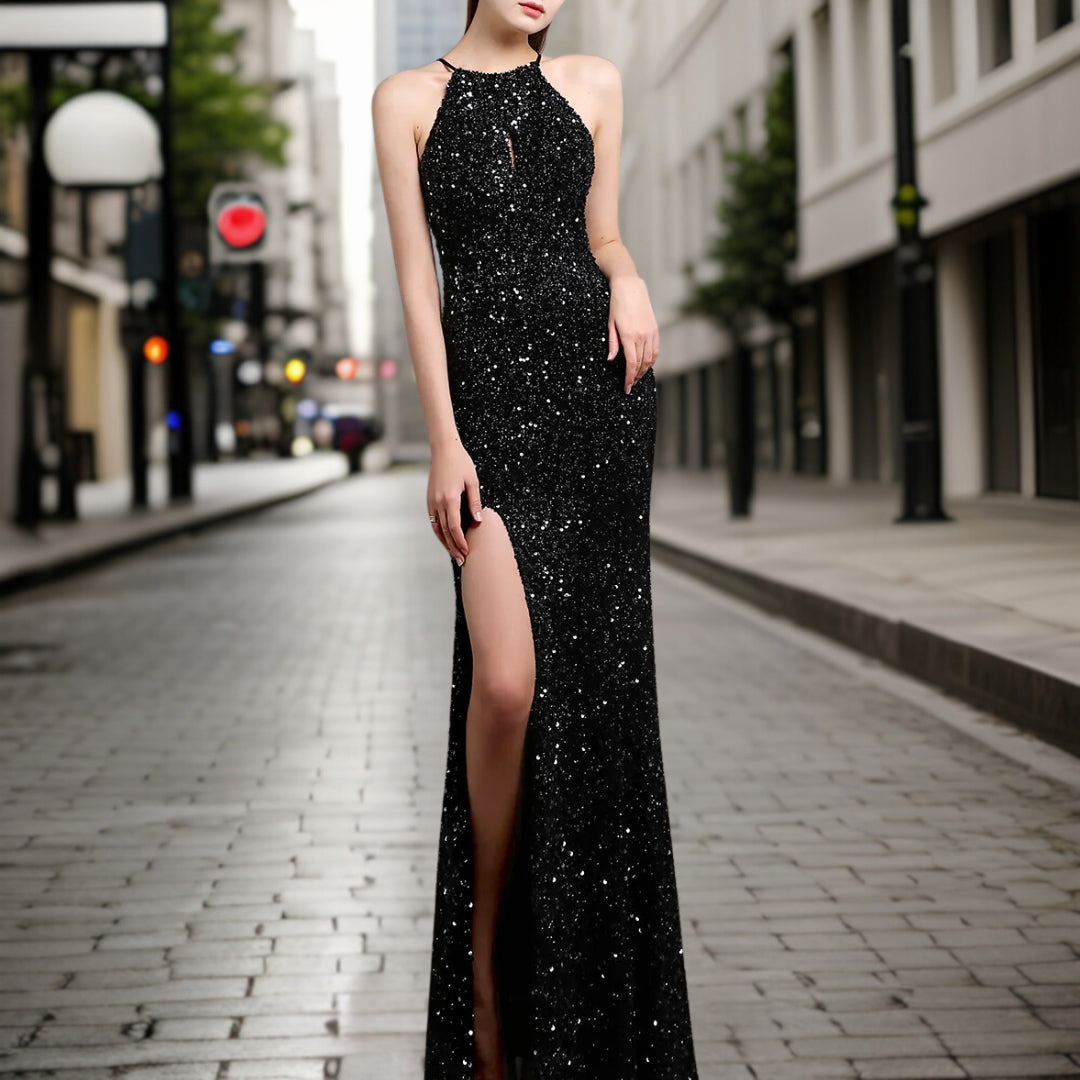 Giulia - Elegante vestido de noche de lentejuelas