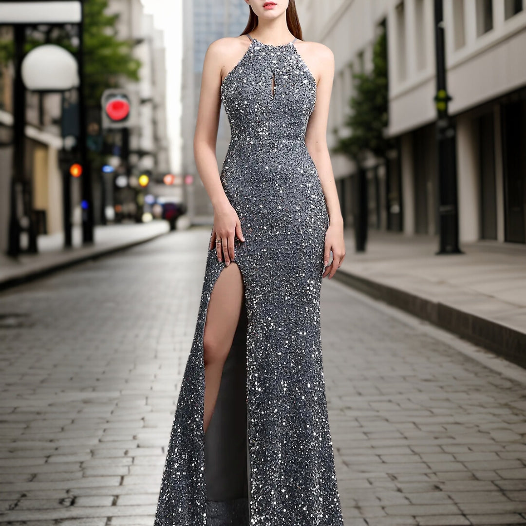 Giulia - Elegante vestido de noche de lentejuelas