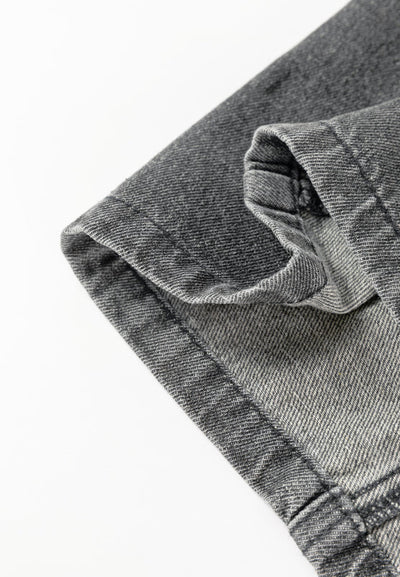 Ariane - Vestido peto vaquero con tirantes anchos y botones