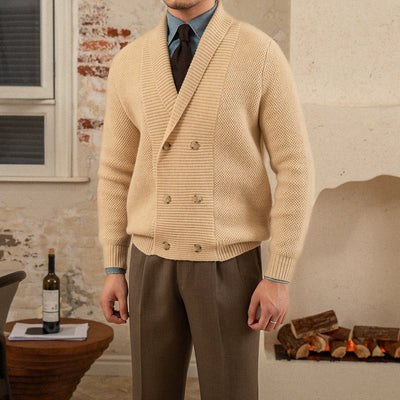 Cardigan premium de punto para hombre - Lizandro