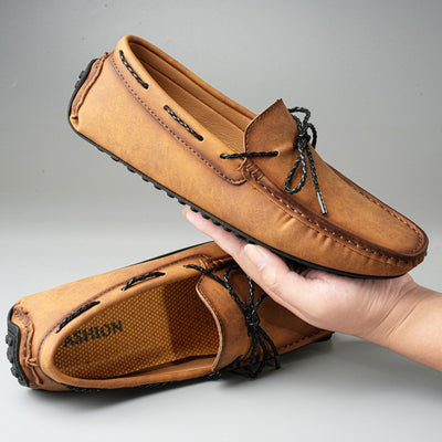 Mocasines hombre antideslizantes estilo casual con lazo - Esteban
