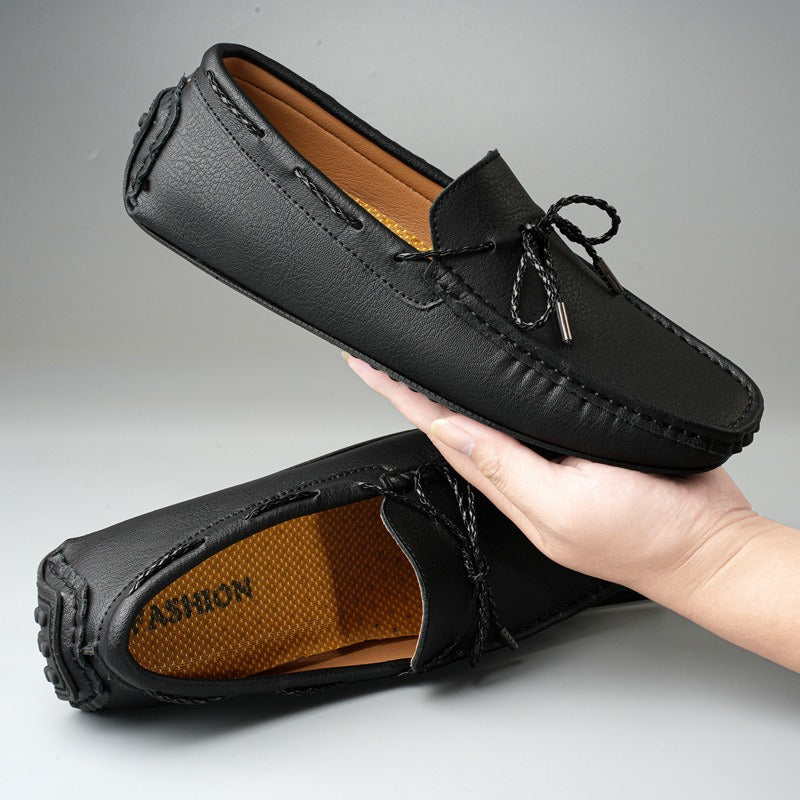 Mocasines hombre antideslizantes estilo casual con lazo - Esteban