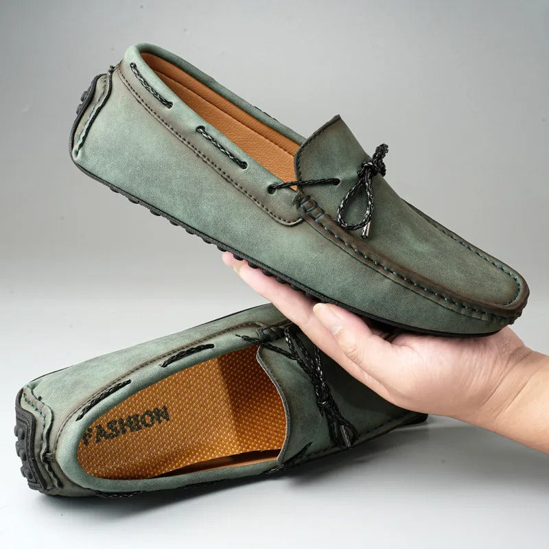 Mocasines hombre antideslizantes estilo casual con lazo - Esteban