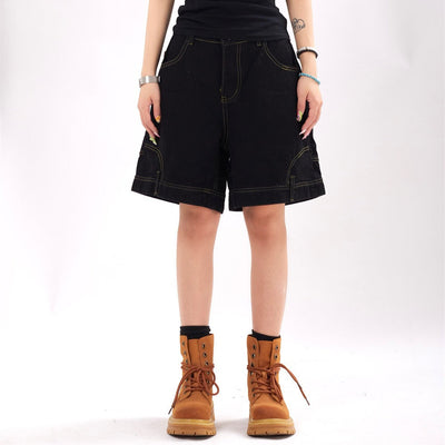 Shorts denim para mujer con diseño oversize estilo urbano - Renata
