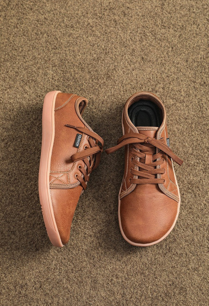 Zapatillas deportivas hombre punta ancha suela flexible - Iker