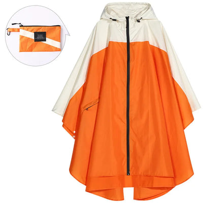 Poncho impermeable unisex portátil con capucha