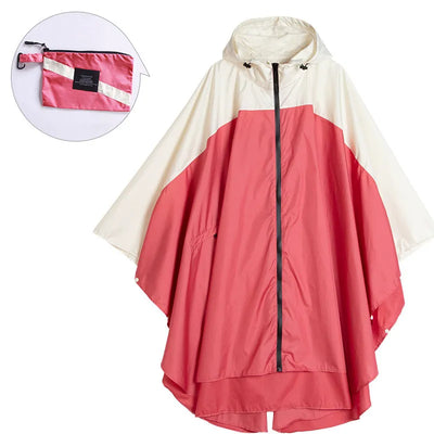 Poncho impermeable unisex portátil con capucha