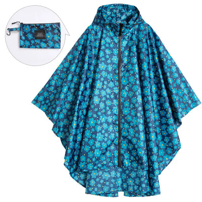 Poncho impermeable unisex portátil con capucha