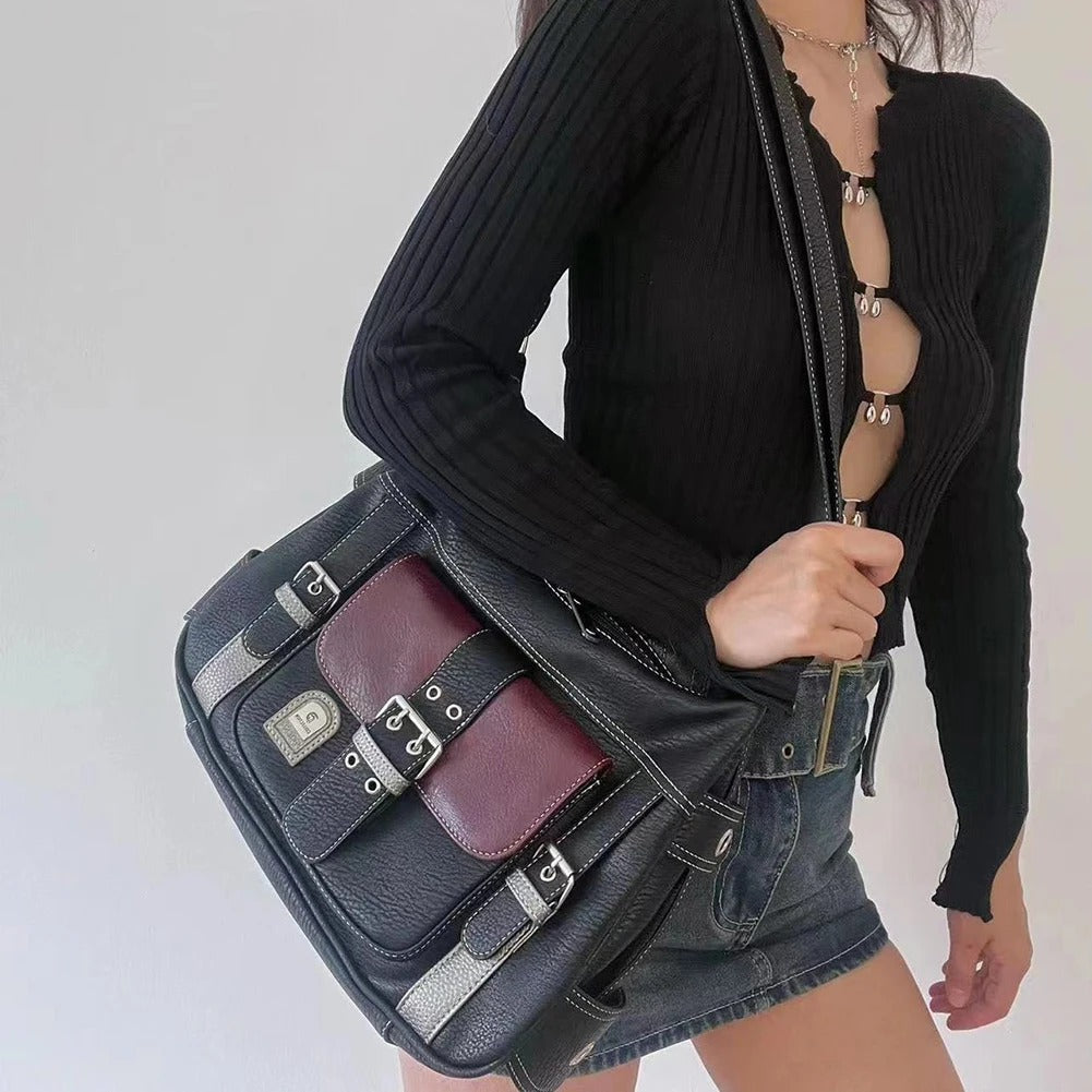 Meoa - Bolso vintage de piel vegana