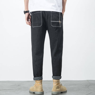 Pantalon hombre denim recto - Leonidas