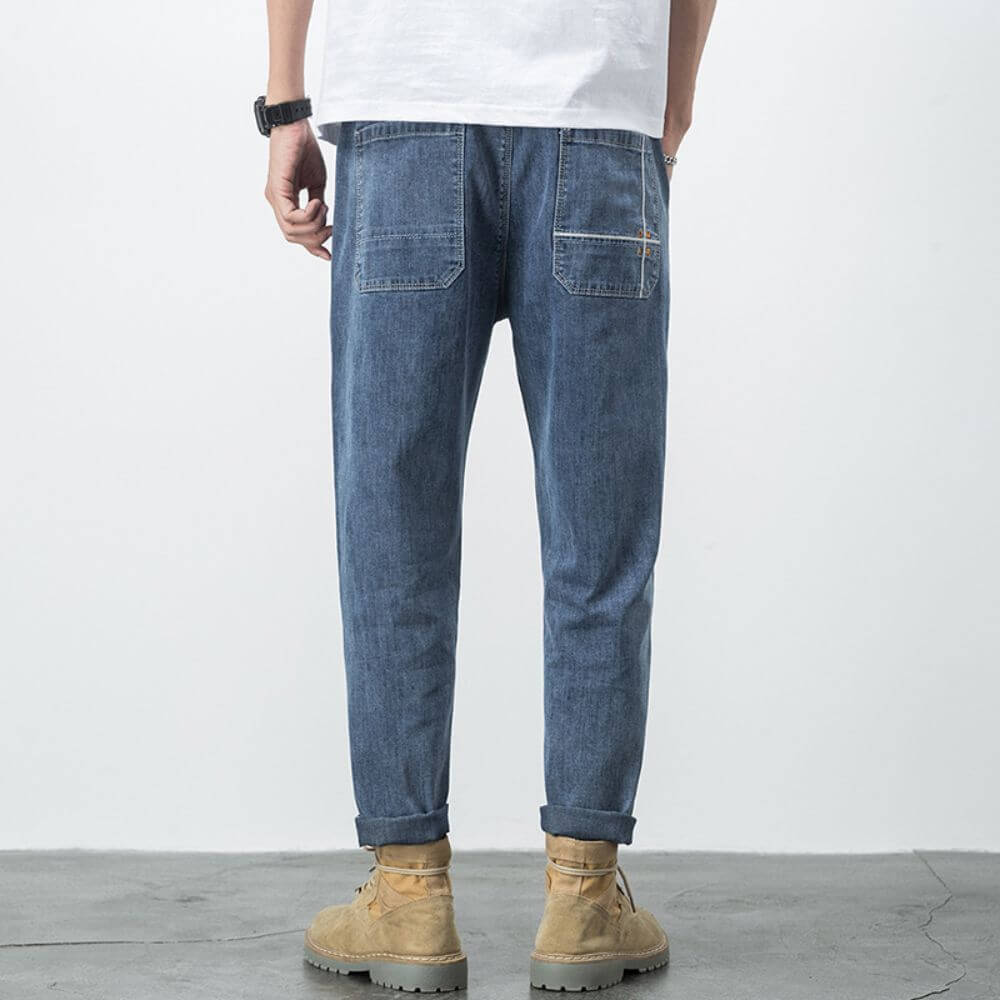 Pantalon hombre denim recto - Leonidas