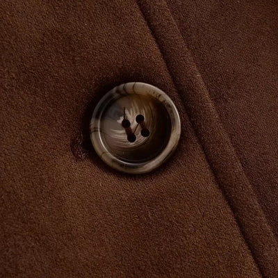 Chaqueta de ante con cinturon para mujer - Avelise