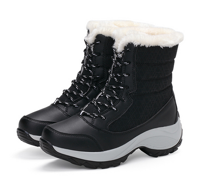 Botas de nieve impermeables para mujer con forro calido - Elara