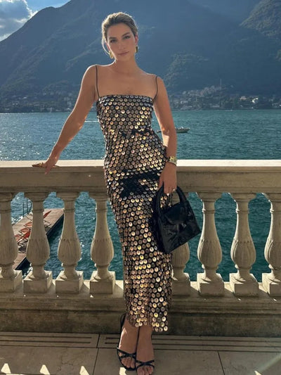 Ester - Vestido de noche brillante