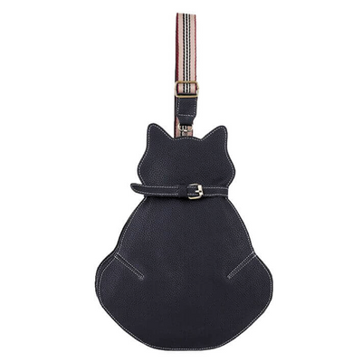 Linda - Bolso de piel único para gatos