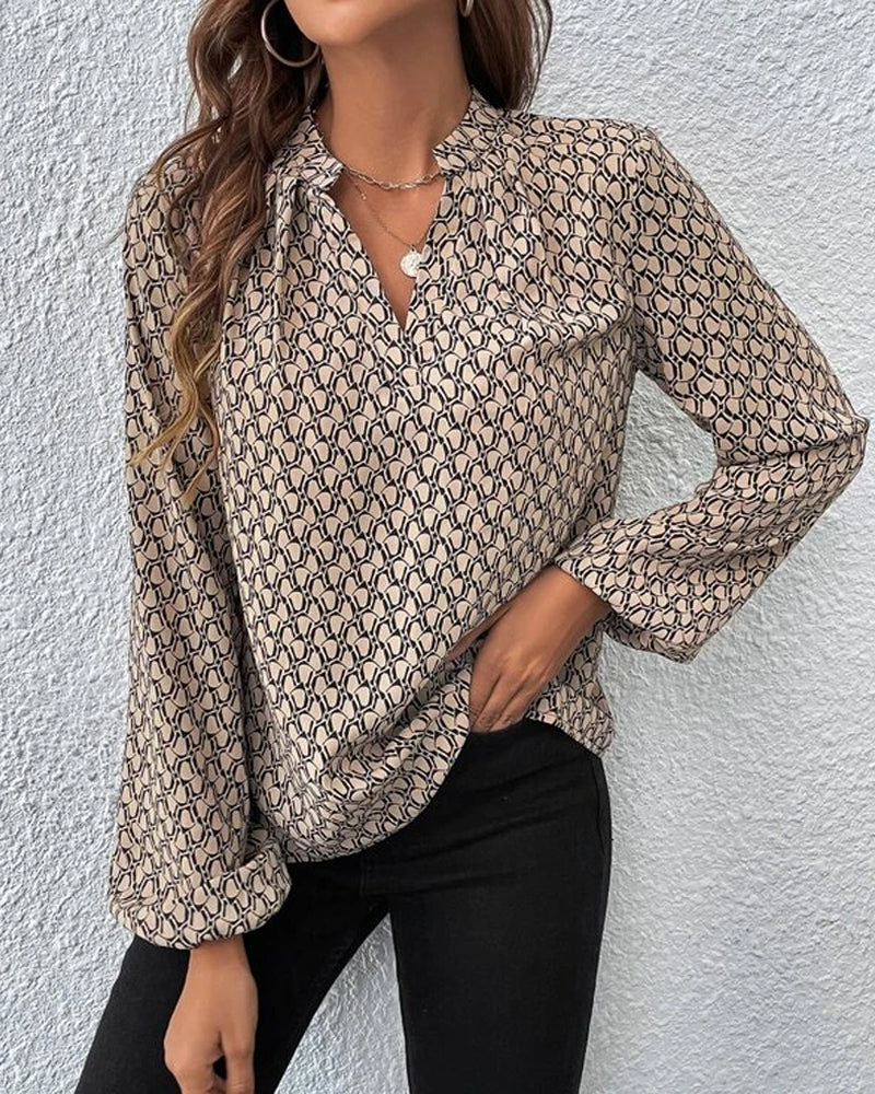 Elyna - Elegante blusa estampada