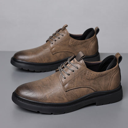 Zapatos casuales hombre cuero sintético suela robusta - Tomás