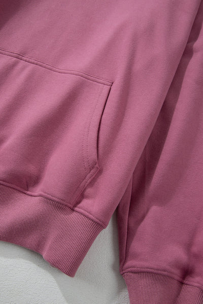 Nyna - Sudadera gruesa con capucha, bolsillo canguro y forro polar