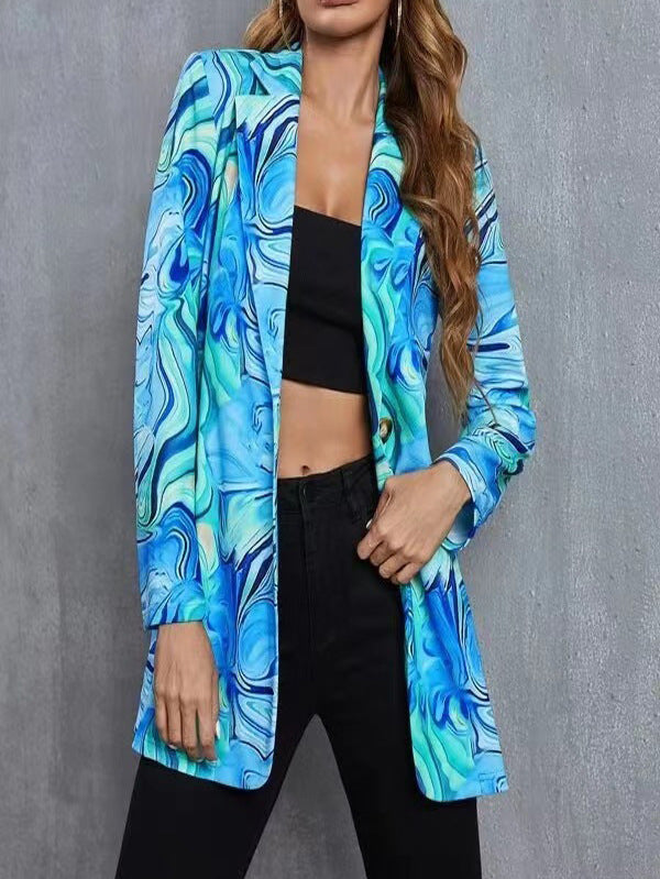 Monita - Colorido traje de ocio de estilo americano