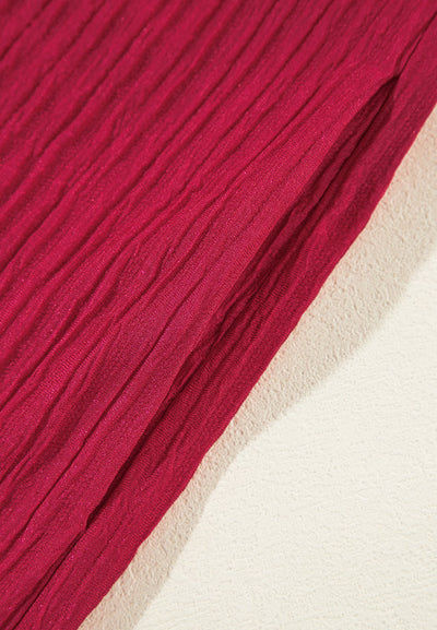 Danissa - Vestido de manga larga con volantes y muescas