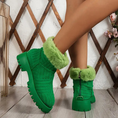 Arleth - Botas de invierno gruesas y acogedoras para mujer