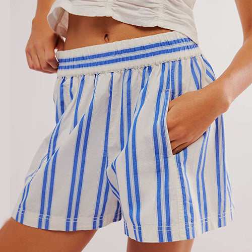 Jazmin - Pantalones cortos de verano a rayas
