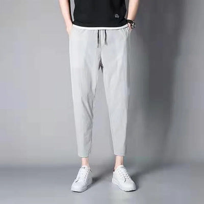 Pantalón cropped para hombre de tejido ligero estilo relajado - Mateo
