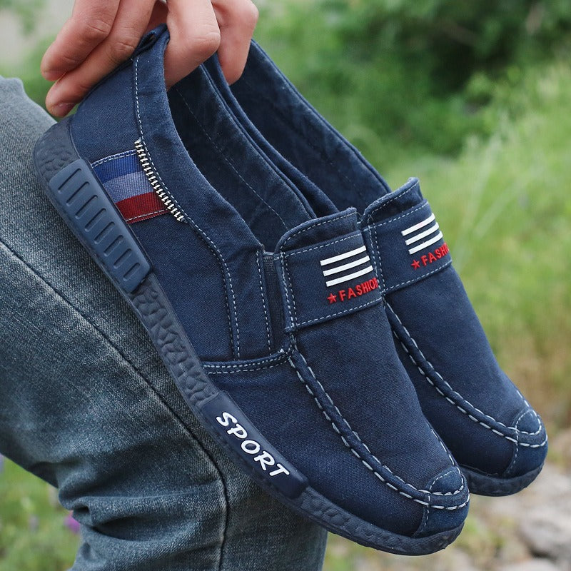 Mocasines hombre lona transpirable estilo casual - Mateo